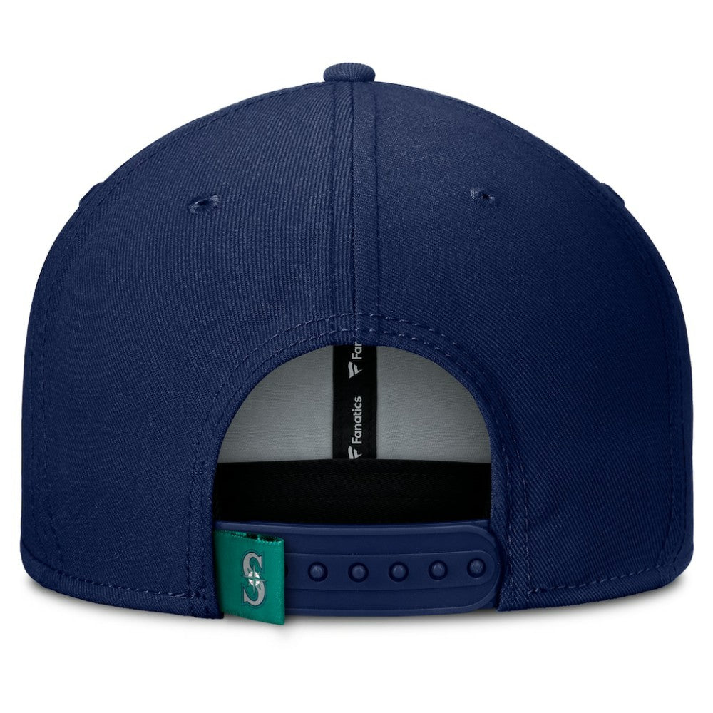 Seattle Mariners Clubhouse Splitter Snapback Hat Navy/Teal