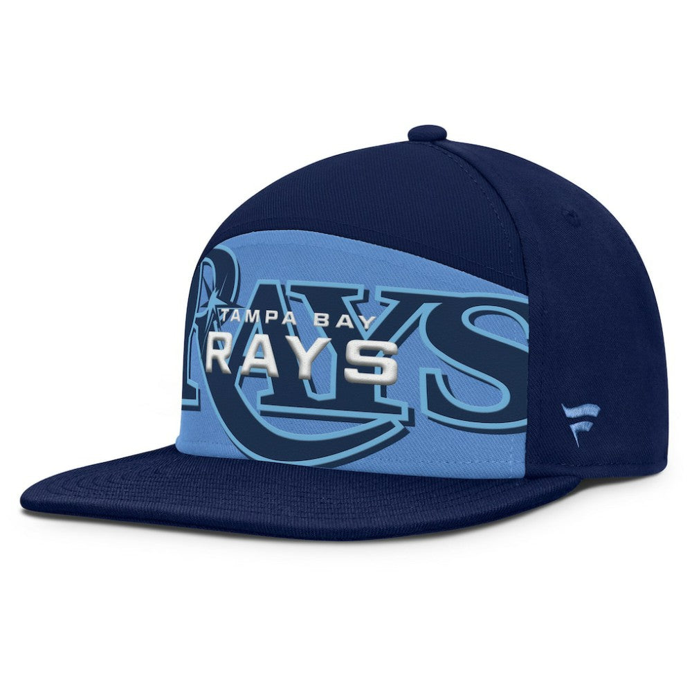 Tampa Bay Rays Clubhouse Splitter Snapback Hat Navy/Light Blue