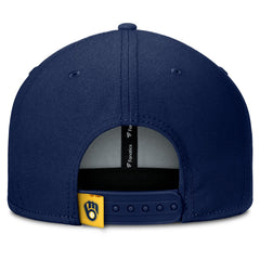 Milwaukee Brewers Clubhouse Splitter Snapback Hat Navy/Gold