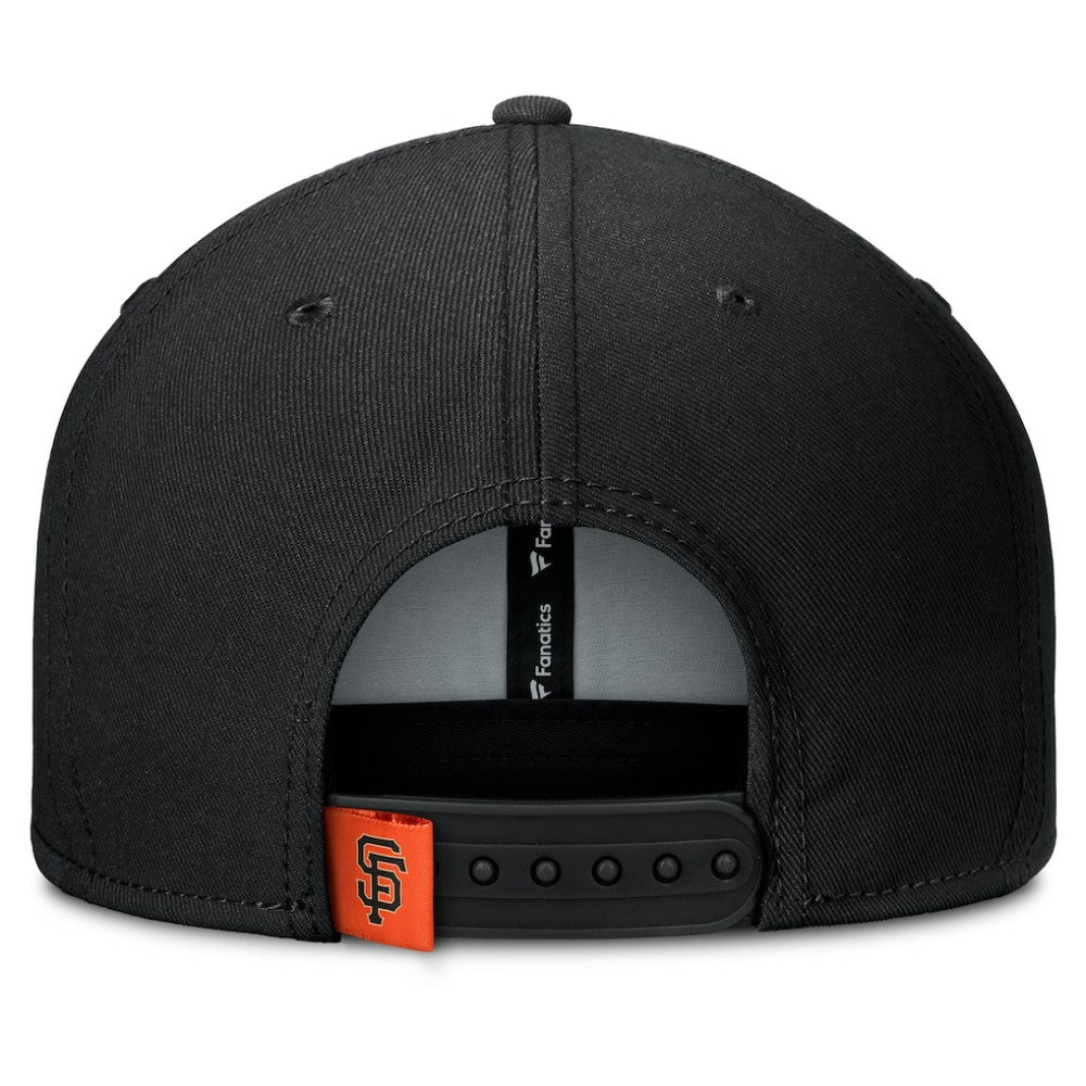 San Francisco Giants Clubhouse Splitter Snapback Hat Black/Orange