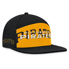 Pittsburgh Pirates Clubhouse Splitter Snapback Hat Black/Gold