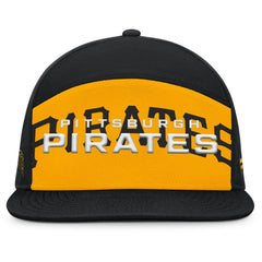 Pittsburgh Pirates Clubhouse Splitter Snapback Hat Black/Gold