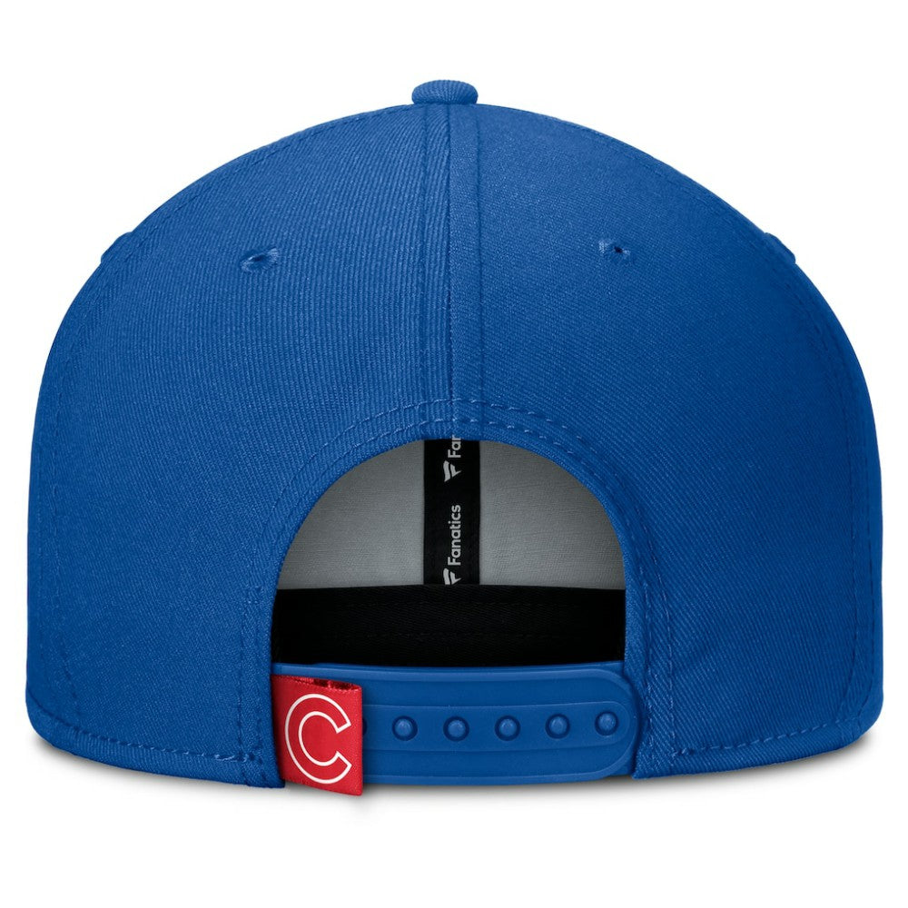 Chicago Cubs Clubhouse Splitter Snapback Hat Royal/Red