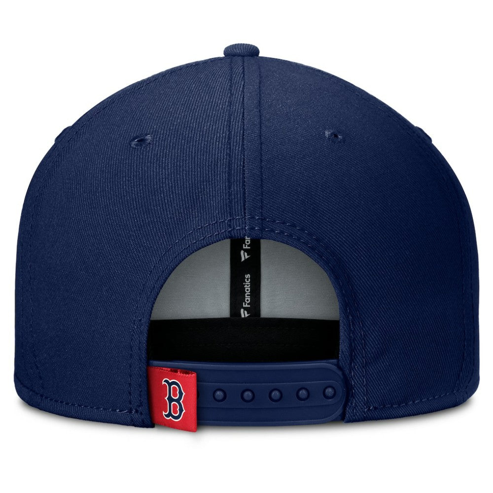 Boston Red Sox Clubhouse Splitter Snapback Hat Navy/Red