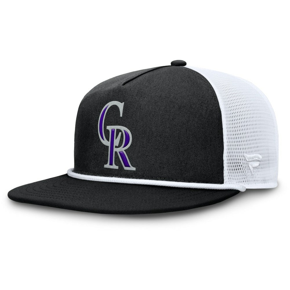 Colorado Rockies Clubhouse Change Up Snapback Hat Black/White