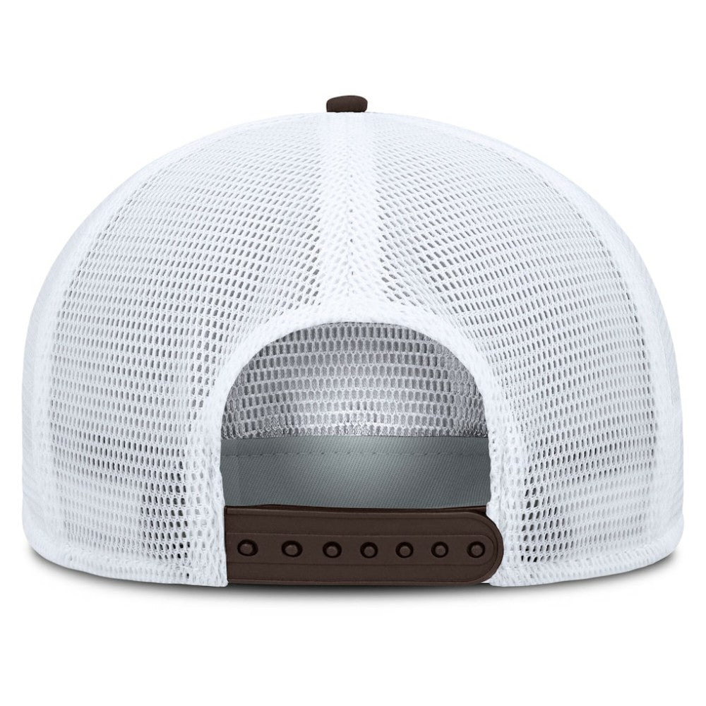 San Diego Padres Clubhouse Change Up Snapback Hat Brown/White
