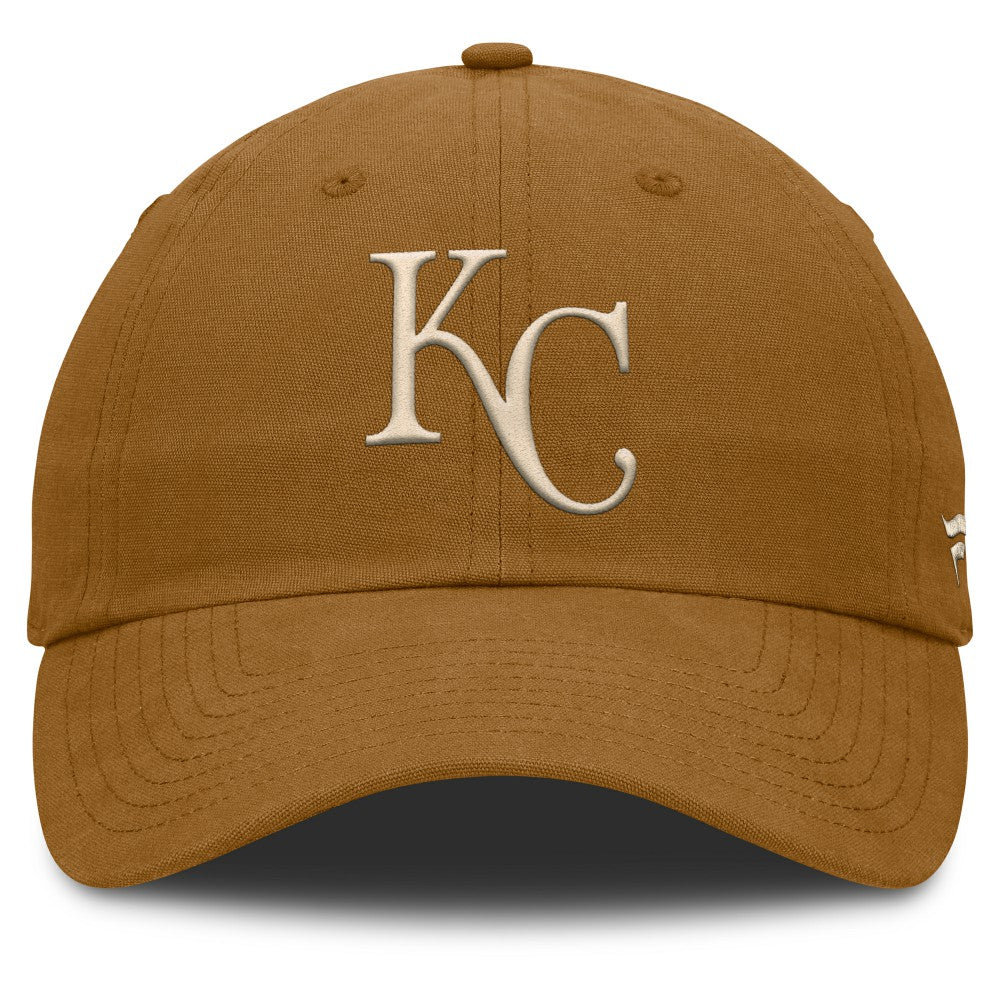 Kansas City Royals Act Natural Chopper Adjustable Hat Brown