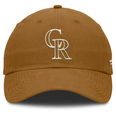 Colorado Rockies Act Natural Chopper Adjustable Hat Brown