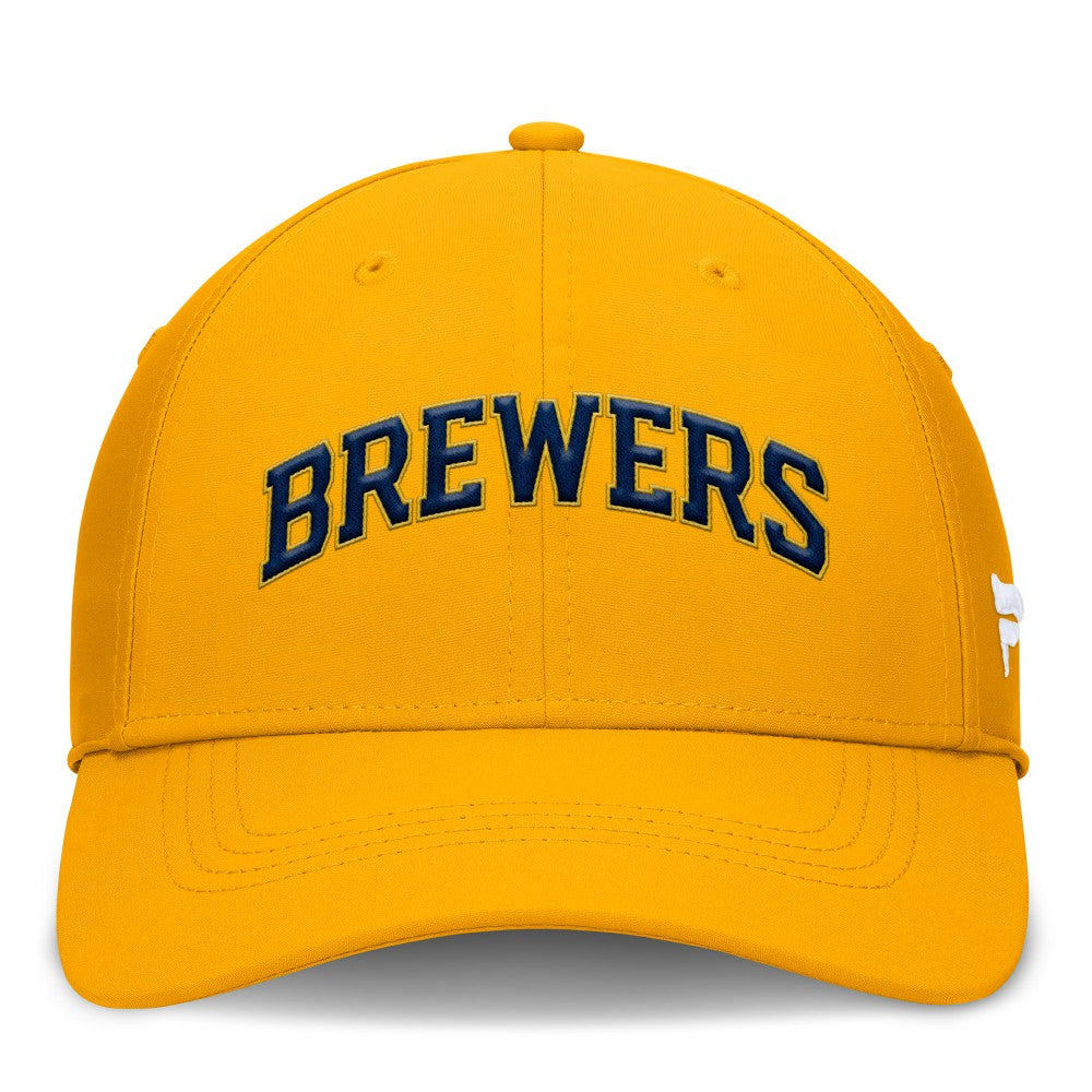Milwaukee Brewers Core Flex Hat Gold