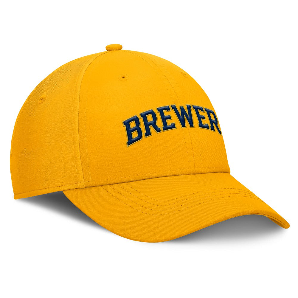 Milwaukee Brewers Core Flex Hat Gold