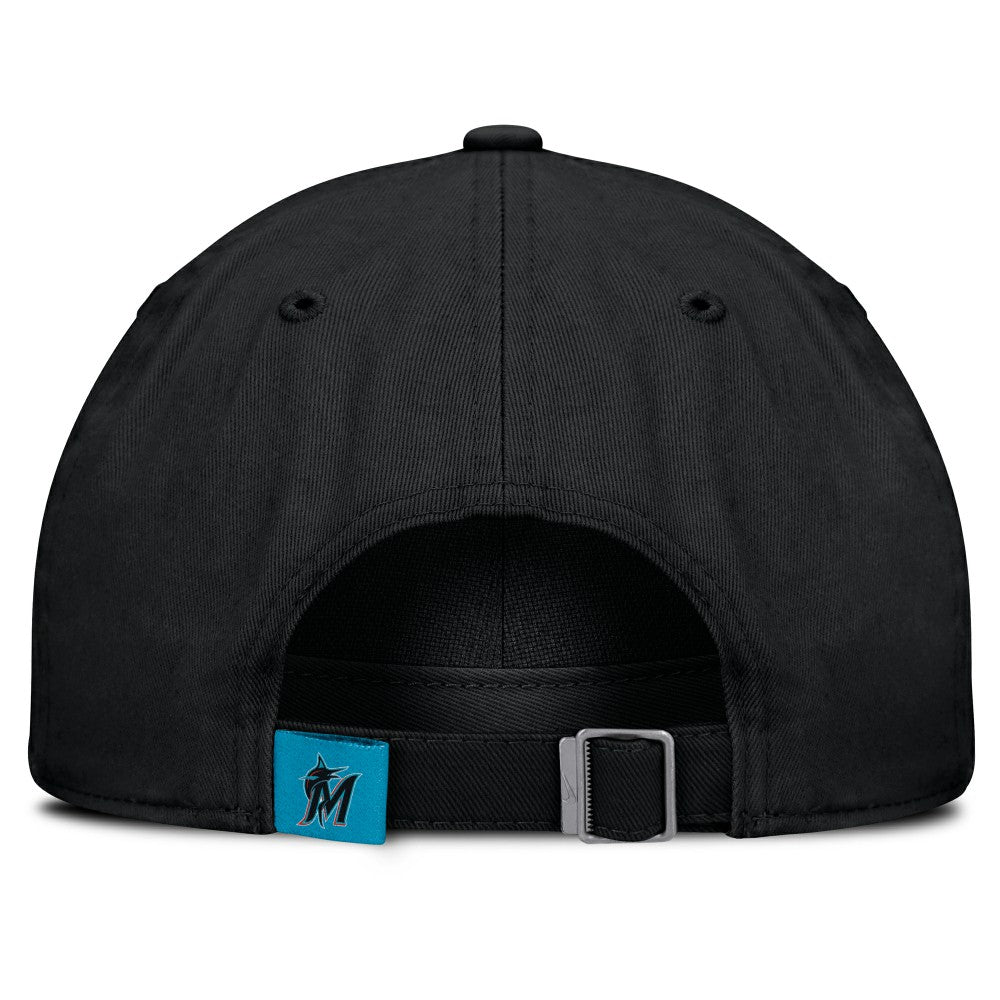 Miami Marlins Club Adjustable Hat Black | Nike