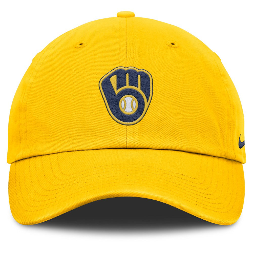 Milwaukee Brewers Club Adjustable Hat Gold | Nike