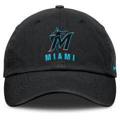 Miami Marlins Club Adjustable Hat Black | Nike