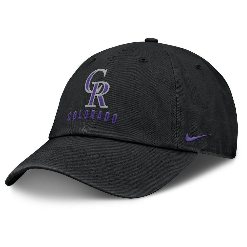 Colorado Rockies Club Adjustable Hat Black | Nike