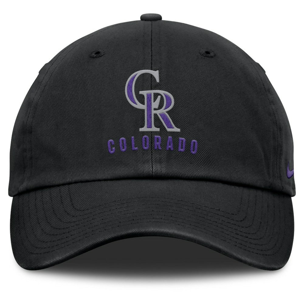 Colorado Rockies Club Adjustable Hat Black | Nike
