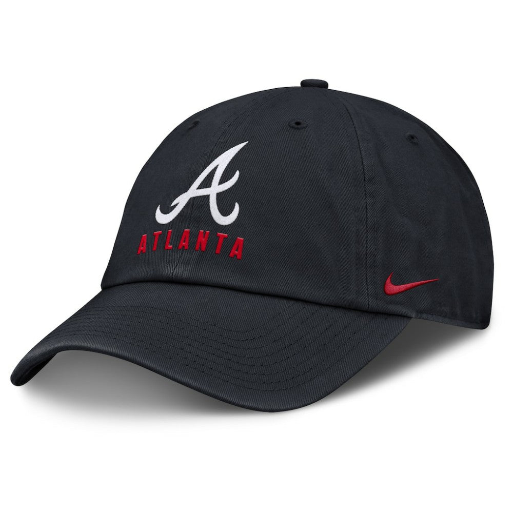 Atlanta Braves Club Adjustable Hat Navy | Nike