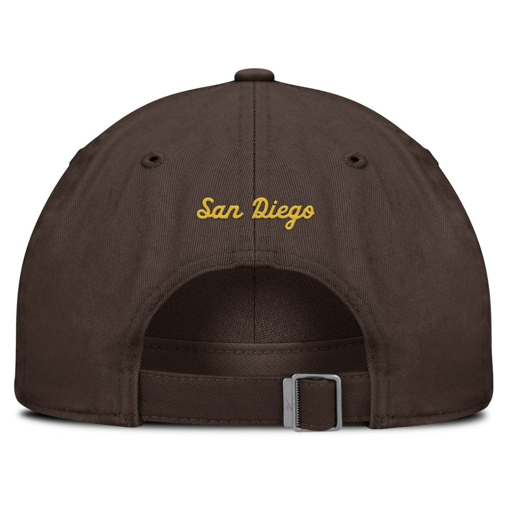San Diego Padres Club Adjustable Hat Brown | Nike