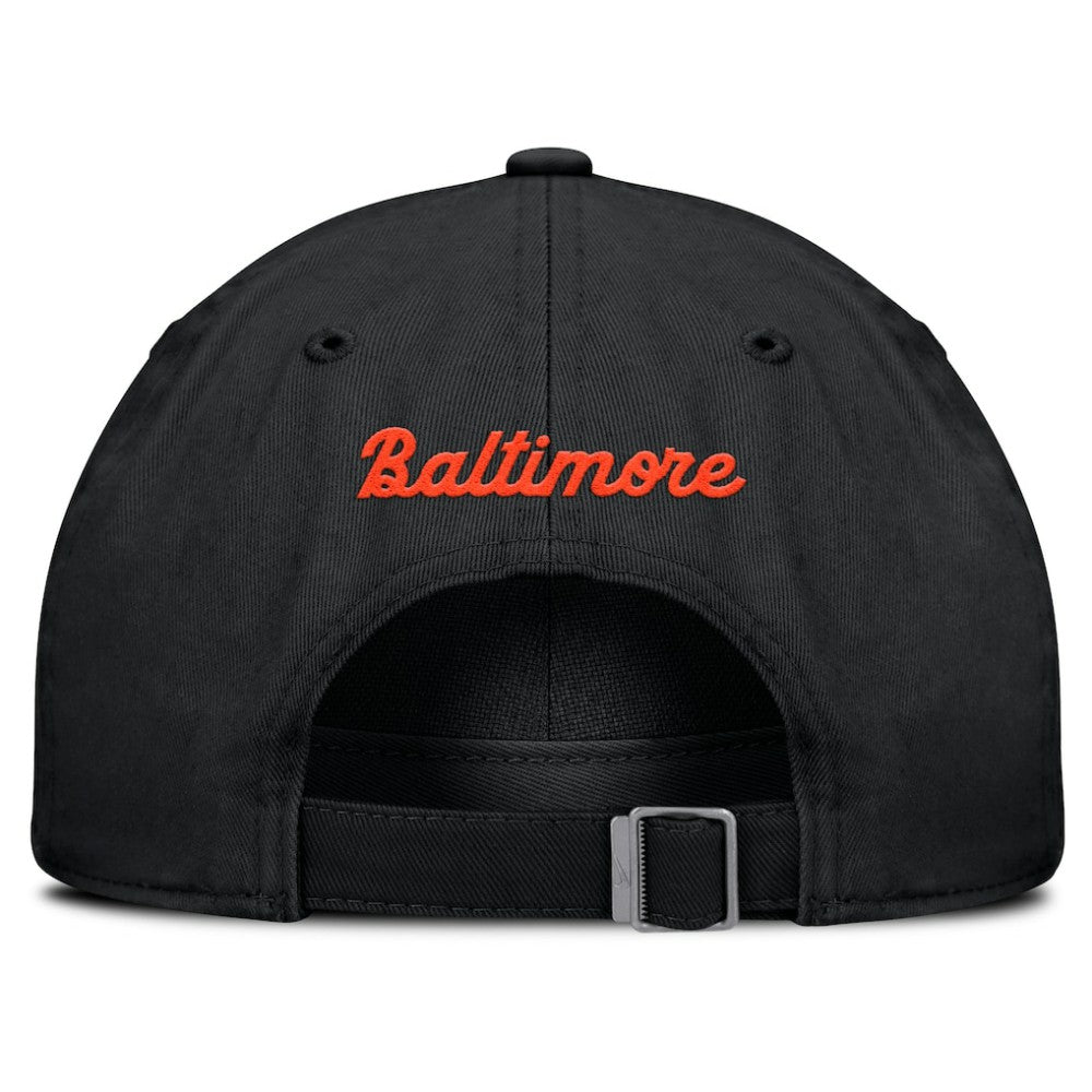 Baltimore Orioles Club Adjustable Hat Black | Nike