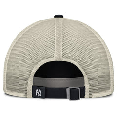 New York Yankees Cooperstown Collection Club Trucker Adjustable Hat Navy/Natural | Nike