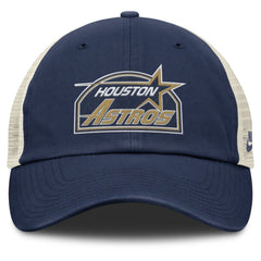 Houston Astros Cooperstown Collection Club Trucker Adjustable Hat Navy/Natural | Nike