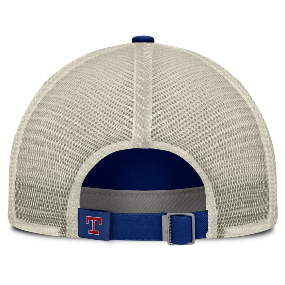 Texas Rangers Cooperstown Collection Club Trucker Adjustable Hat Royal/Natural | Nike