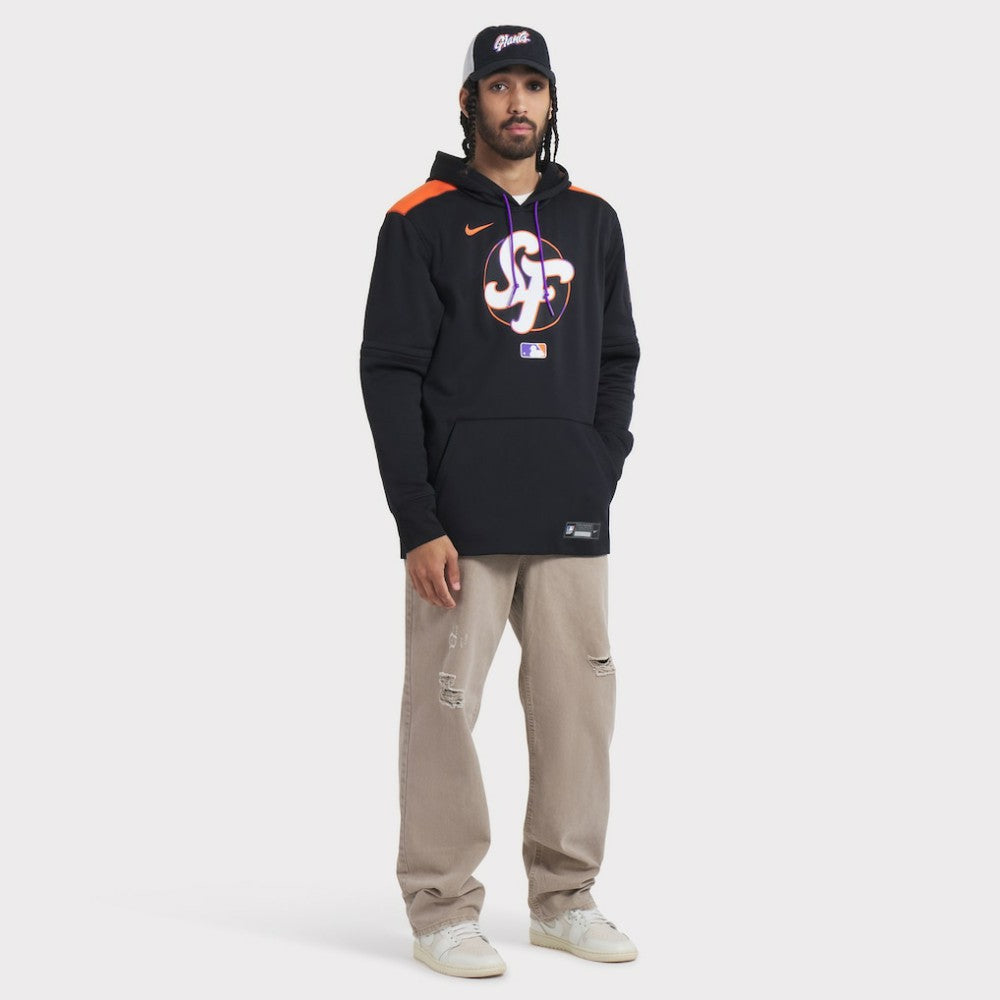 San Francisco Giants Unisex 2025 City Connect Club Adjustable Trucker Hat  Black/White | Nike