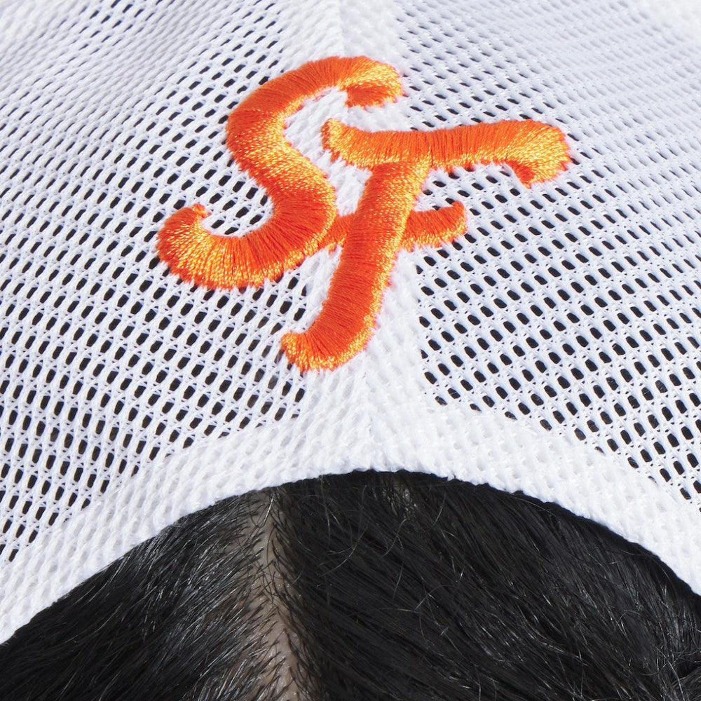 San Francisco Giants Unisex 2025 City Connect Club Adjustable Trucker Hat  Black/White | Nike