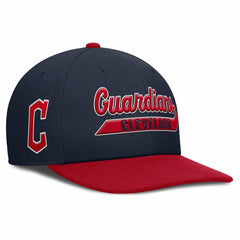 Cleveland Guardians Pro Performance Snapback Hat Navy/Red | Nike