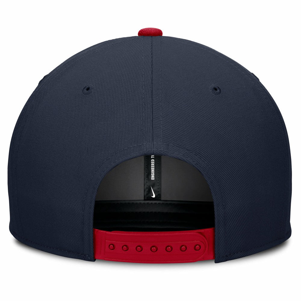Cleveland Guardians Pro Performance Snapback Hat Navy/Red | Nike
