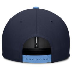 Tampa Bay Rays Pro Performance Snapback Hat Navy/Light Blue | Nike