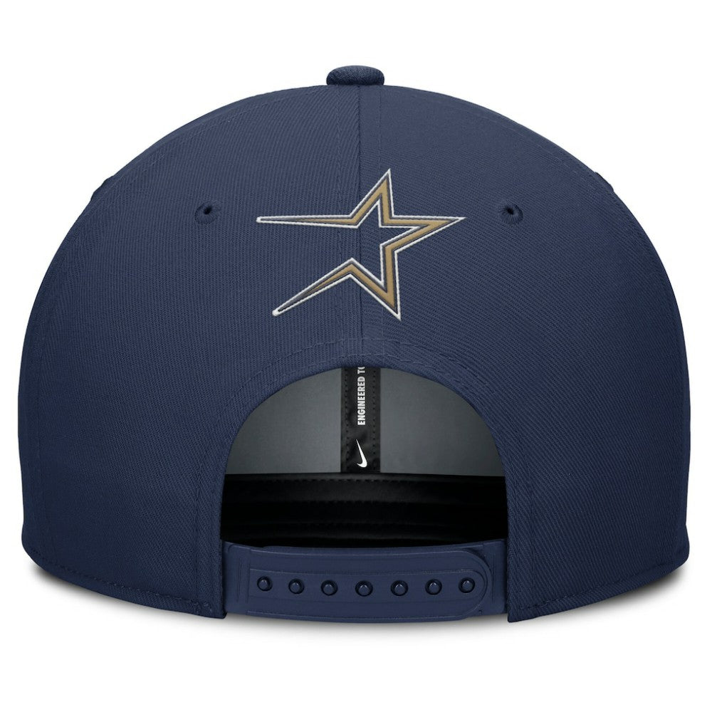 Houston Astros Pro Performance Snapback Hat Gray/Navy | Nike