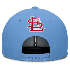 St. Louis Cardinals Pro Performance Snapback Hat Gray/Light Blue | Nike