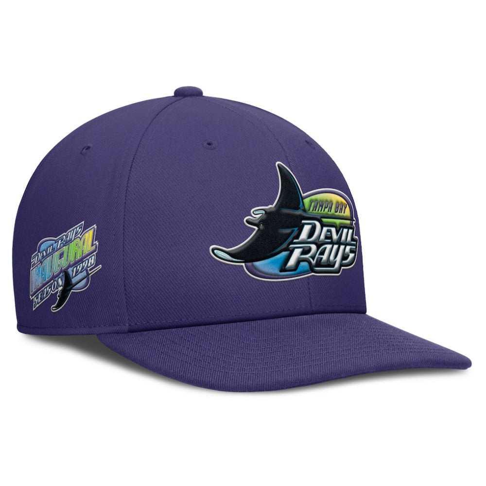 Tampa Bay Rays Pro Performance Snapback Hat Purple | Nike