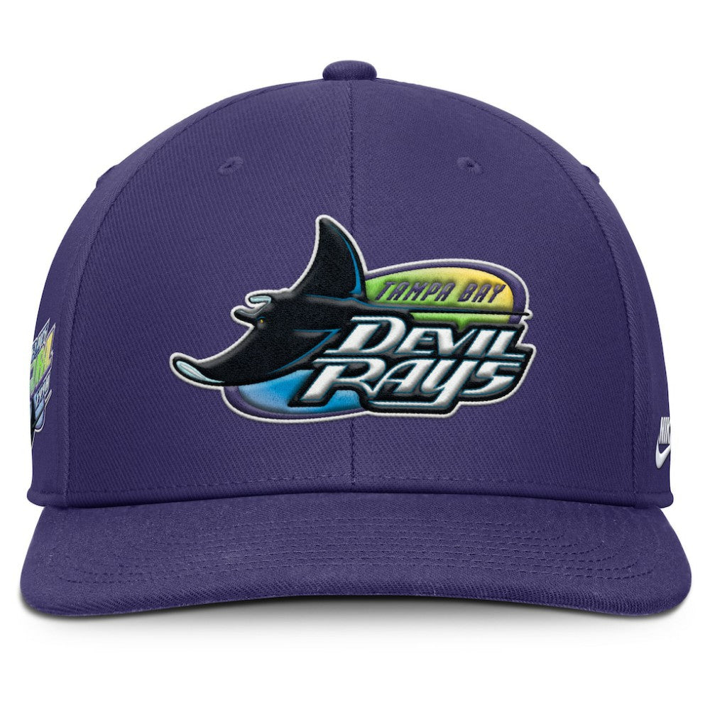 Tampa Bay Rays Pro Performance Snapback Hat Purple | Nike