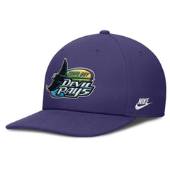 Tampa Bay Rays Pro Performance Snapback Hat Purple | Nike