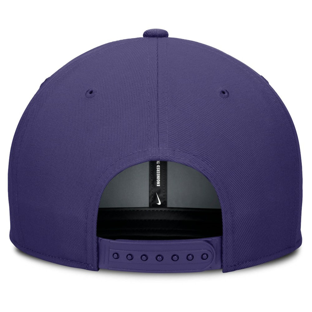 Tampa Bay Rays Pro Performance Snapback Hat Purple | Nike