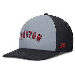 Boston Red Sox Pro Performance Snapback Hat Gray/Navy | Nike