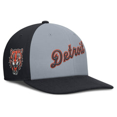 Detroit Tigers Pro Performance Snapback Hat Gray/Navy | Nike