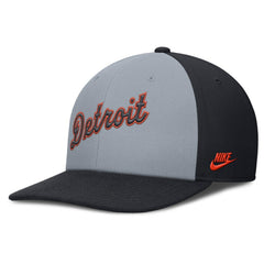Detroit Tigers Pro Performance Snapback Hat Gray/Navy | Nike