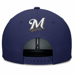 Milwaukee Brewers Pro Performance Snapback Hat Gray/Navy | Nike