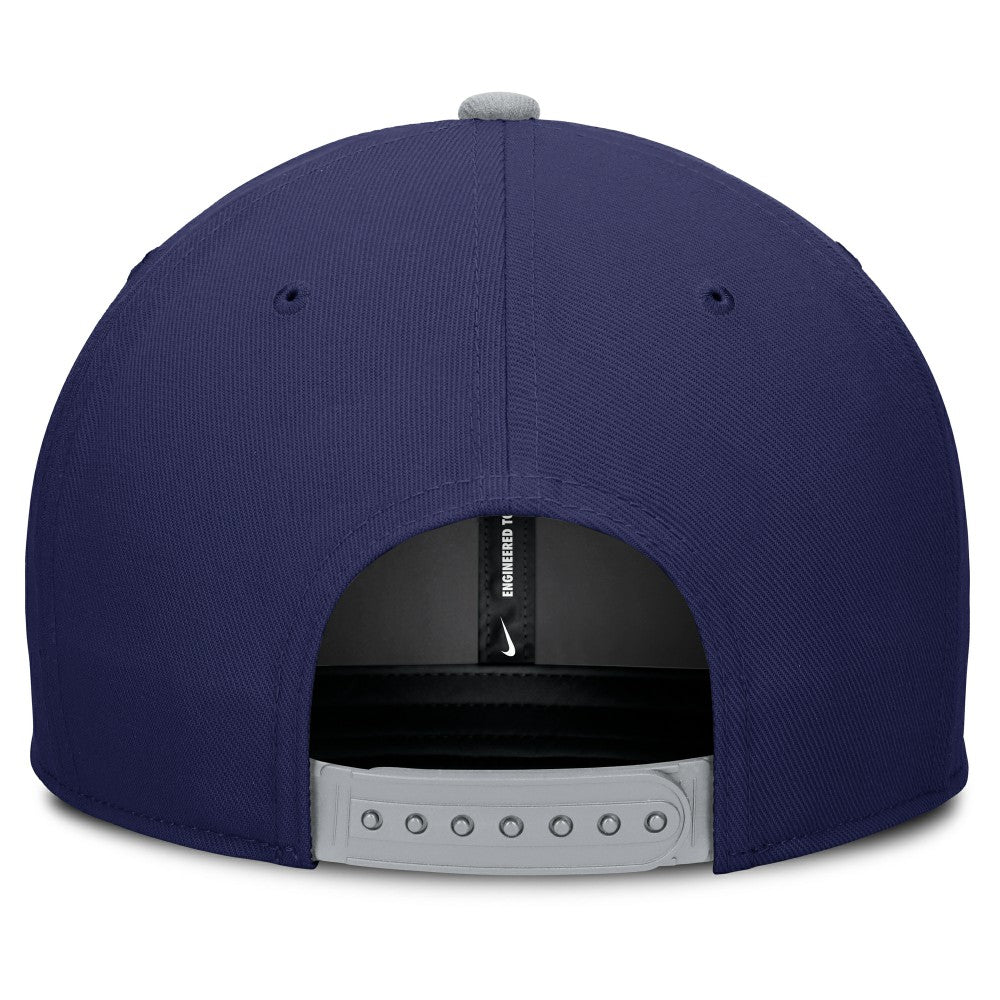 Los Angeles Dodgers Pro Performance Snapback Hat Navy/Gray | Nike