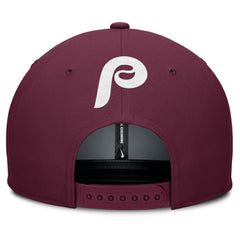 Philadelphia Phillies Pro Performance Snapback Hat Gray/Burgundy | Nike