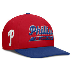 Philadelphia Phillies Pro Performance Snapback Hat Red/Royal | Nike