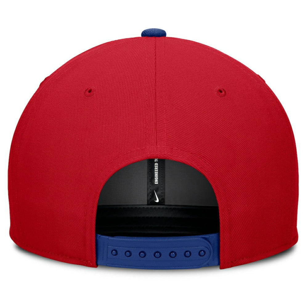 Philadelphia Phillies Pro Performance Snapback Hat Red/Royal | Nike