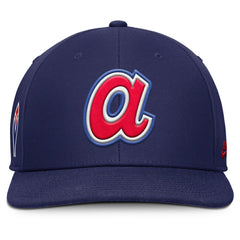 Atlanta Braves Pro Performance Snapback Hat Navy | Nike