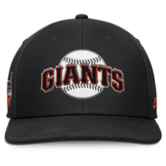 San Francisco Giants Pro Performance Snapback Hat Black | Nike