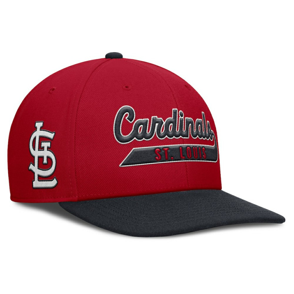 St. Louis Cardinals Pro Performance Snapback Hat Red/Navy | Nike