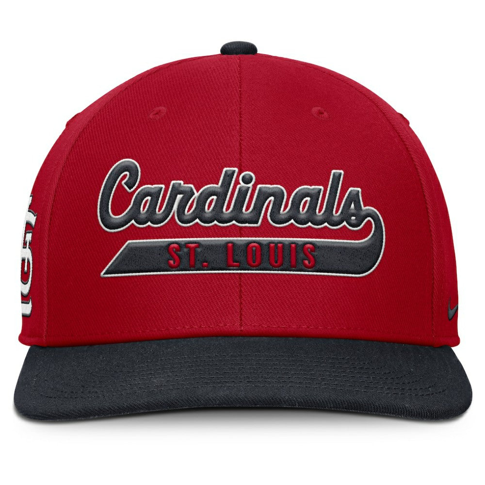 St. Louis Cardinals Pro Performance Snapback Hat Red/Navy | Nike