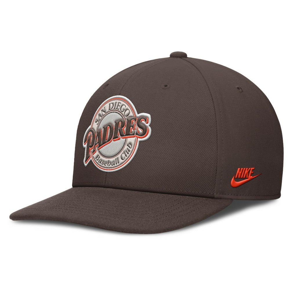 San Diego Padres Pro Performance Snapback Hat Brown | Nike