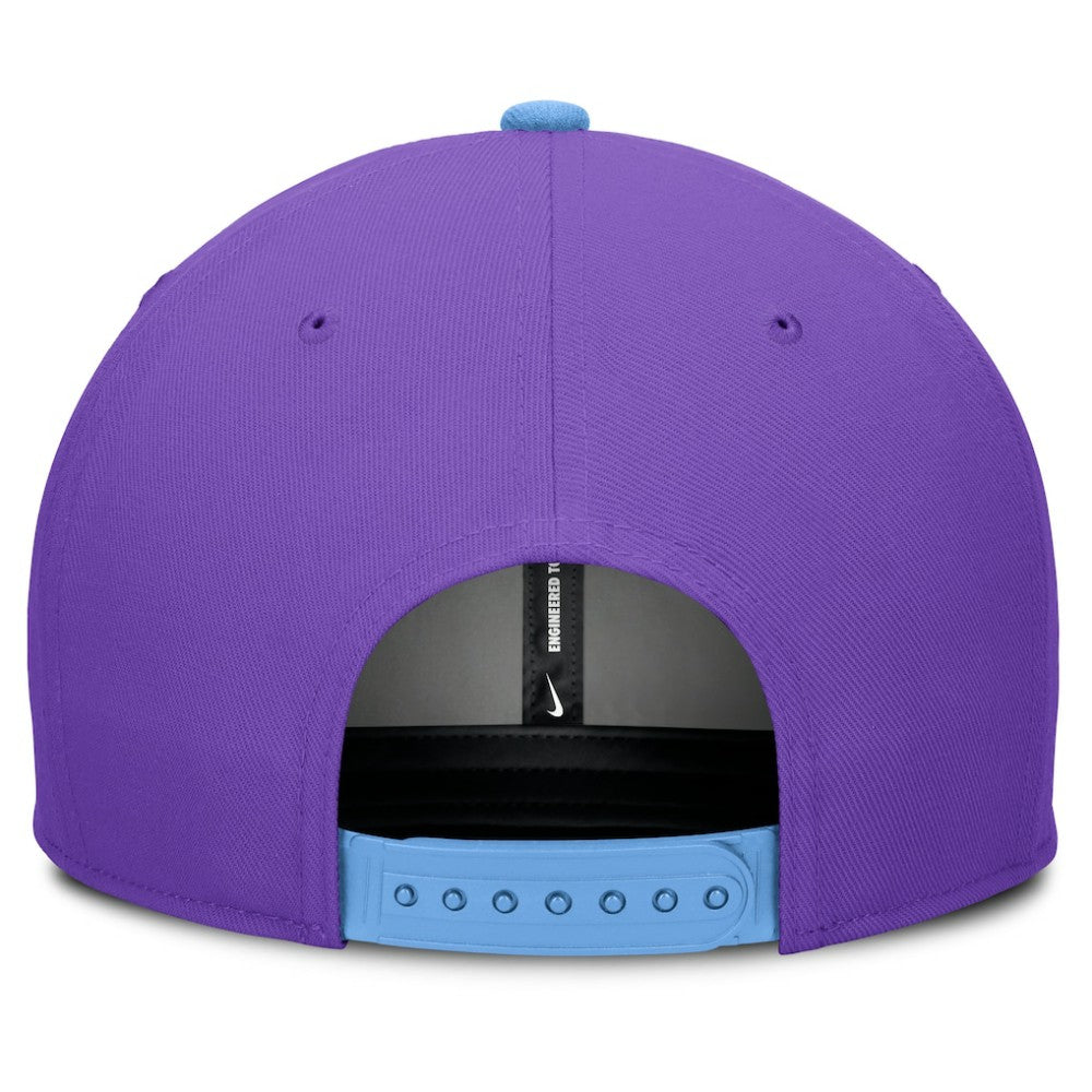 Colorado Rockies 2025 City Connect Pro Performance Snapback Hat Purple/Light Blue | Nike